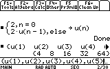 Sequence output