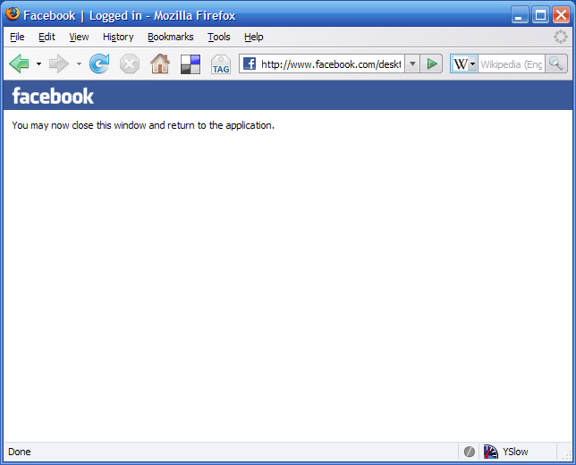 Logged In