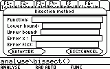 Bisection method